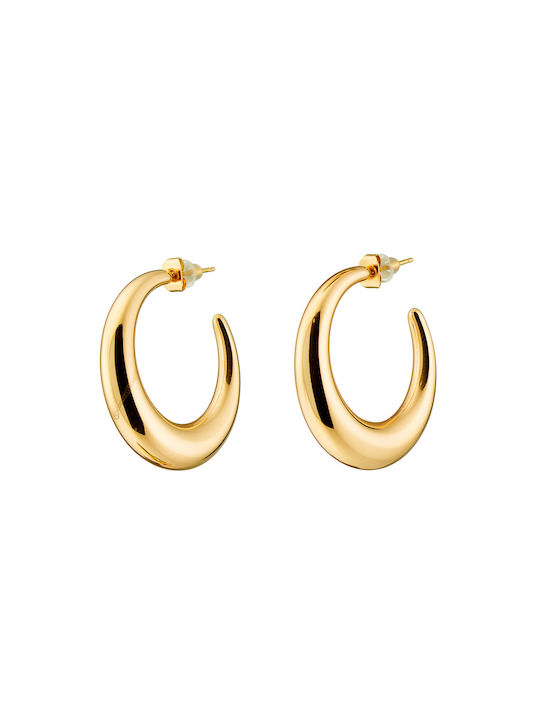 Bode Earrings Hoops made of Steel Gold Plated