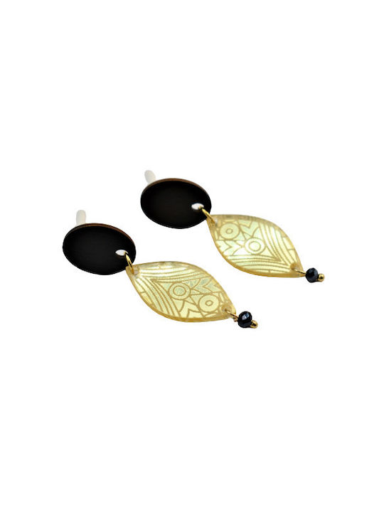 Philio Earrings Pendants Gold Plated