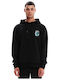 Sweatshirt mit Kapuze Schwarz