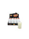 Candle Light Decorative Lamp Wax Polish White 12pcs