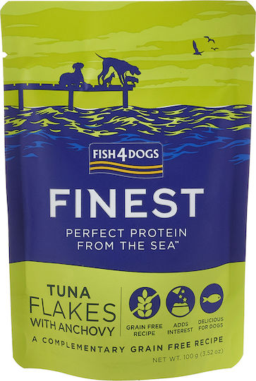 Fish4Dogs Υγρή Τροφή Σκύλων σε Φακελάκι με Τόνο 100gr