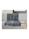 Linea Home Diamond Κουβέρτα Γούνινη Μονή 150x200εκ. Ανθρακί