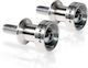 Barracuda Swing Arm Adapter Μοτοσυκλέτας in Silver Color M6/M8