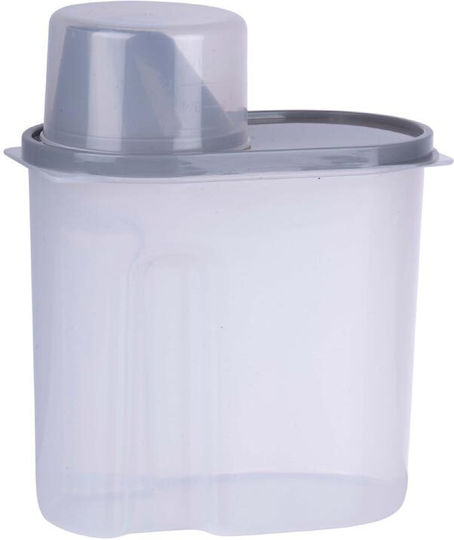 Alpina Appliances Vase Cereals with Lid Plastic Transparent 1700ml Alpina Appliances Vase Cereals with Lid Plastic Transparent 1700ml