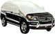 Guard Half Car Cover Mazda 2 315x122x60cm Waterproof Medium for SUV/JEEP Fastening with Straps