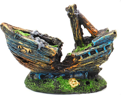 Tpster Aquarium Ornament Boat 25585