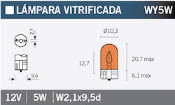 Vicma Lampen Auto Orange 1Stück