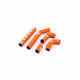 Samco Sport Set of 5 Silicone Engine Hoses OEM Design KTM-70 KTM EXC 125 12-16 KTM EXC 200 12-16 Orange