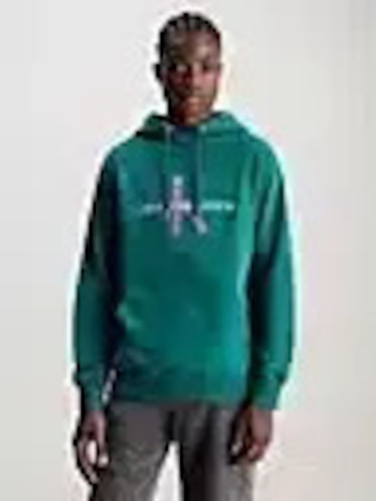 Calvin Klein Hanorac pentru bărbați cu glugă Verde