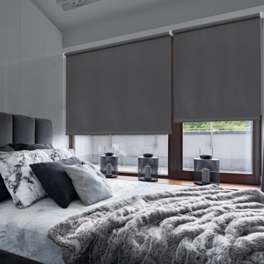 Tpster Roller Blinds Partial Blackout Gray W200xH180cm 23821