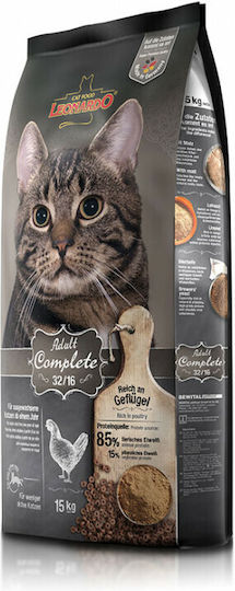 Leonardo Complete 32/16 Dry Food for Adult Sterilized Cats with Poultry / Fish 15kg
