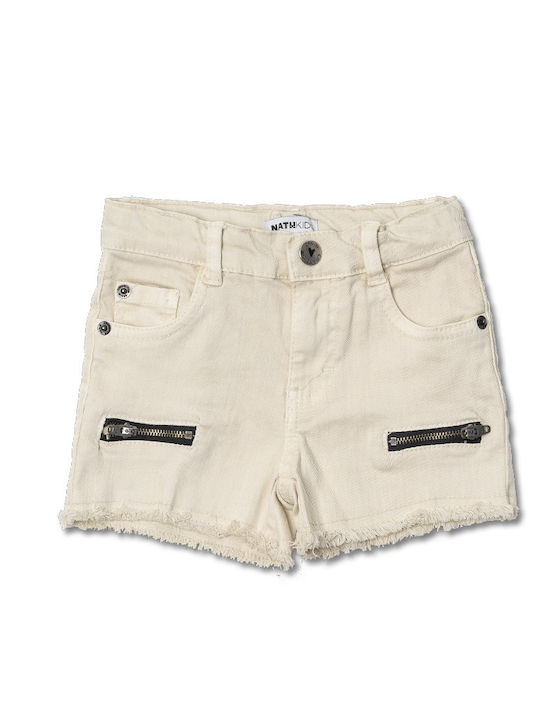 Kinder-Shorts/Bermudas Stoff Beige