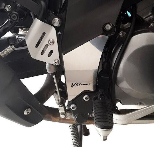 Moto Discovery Πλαϊνό Πλαστικό Μοτοσυκλέτας για Suzuki DL 650 V-STROM / V-Strom 650 Ασημί