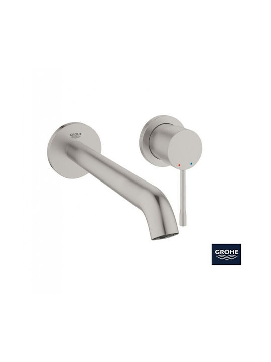 Grohe Built-In Mixer for Bathroom Sink with 1 Exit Inox Silver