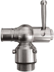 Quattro Effe Robinet De Ulei Pentru Recipient Cu Filet 3/4" Inox