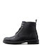 Logan Leather Black Men's Boots