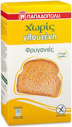 Φρυγανιές χωρίς Γλουτένη Παπαδοπούλου (165g)