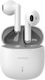 Firo Fi9 In-ear Bluetooth Handsfree Ακουστικά με Θήκη Φόρτισης Λευκά
