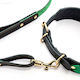 Younique Lab Dog Leash/Lead Leather LARGE in Black color 3cm