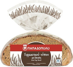 Ψωμί Γερμανικού Τύπου Σίκαλης Παπαδοπούλου (500g)