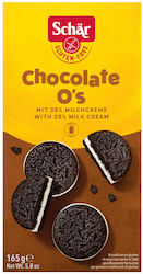 Μπισκότα γεμιστά Chocolate O's χωρίς γλουτένη Schar (165g)