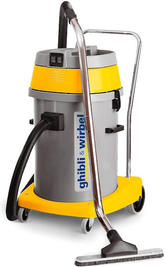 Ghibli & Wirbel AS 60 P Σκούπα Υγρών / Στερεών 2900W με Πλαστικό Κάδο 80lt
