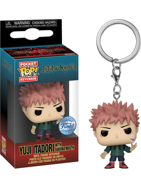 Funko Tasche Pop! Schlüsselanhänger Animation: Jujutsu Kaisen - Yuji Itadori (with Sukuna Mouth) Exklusiv