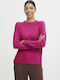 B.Younq Women's Long Sleeve Sweater Purple