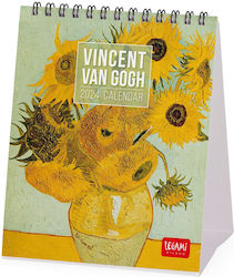 Legami Milano Vincent Van Gogh Monatlich Schreibtisch 2024 12x14.5cm