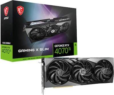 MSI GeForce RTX 4070 Ti 12ГБ GDDR6X Гейминг X Slim Карта Графики