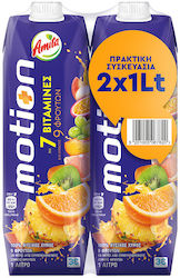 Φυσικός Χυμός 9 Φρούτων 2 τεμ Amita Motion (2x1 lt) -1€