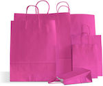 Global Paper Bag for Gift Pink 26x12x31cm.