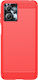 Carbon Fiber Back Cover Silicone Red (Moto G23)