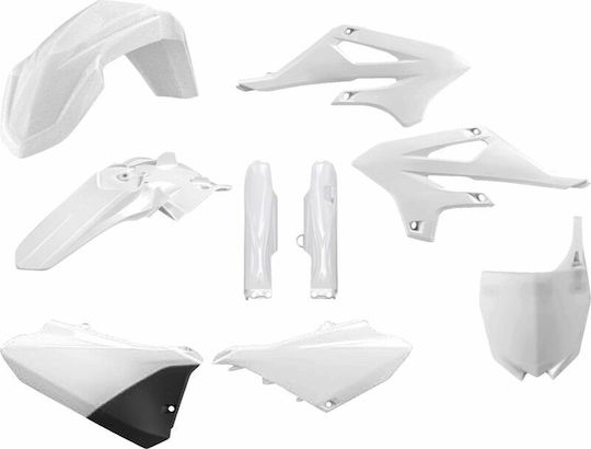 Polisport Motorrad Kunststoff-Set für Yamaha YZ 85 Weiß