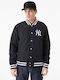 New York Yankees College Winter Jacket Black