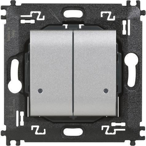 Bticino Wall-mounted Double Switch Without Frame