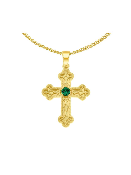 Eforo Femeiesc Aur Cruce 14K