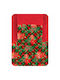 Borea Set Weihnachtliche Servietten Stoff Rot L90xB50cm. 2Stück