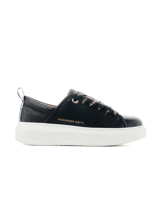 Alexander Smith Eco-Wembley Sneakers Black