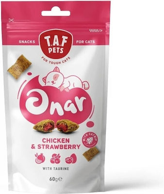 T.A.F. Pets Snack Treats with Chicken for Cat 60gr