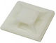 CHS Adhesive Cable Tie Mount 19X19 AAM-1 CHS 1 Piece White 1 Piece