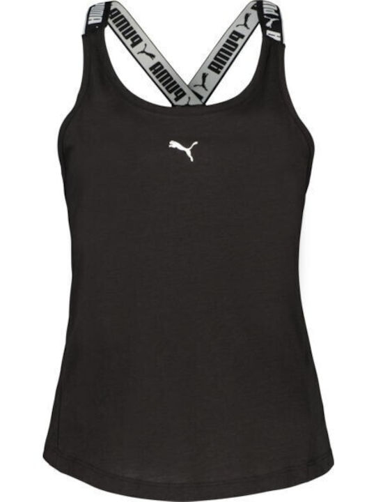 Puma Γυναικεία Αθλητική Μπλούζα Αμάνικη Fast Drying Μαύρη