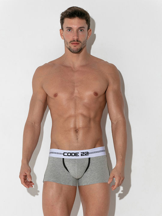 Code 22 Herren Boxershorts Gray 1Packung