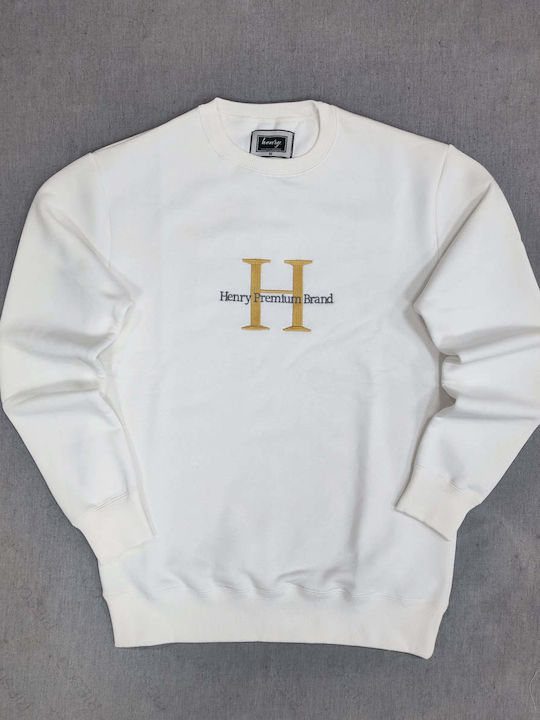 Henry Clothing Hanorac pentru bărbați Alb