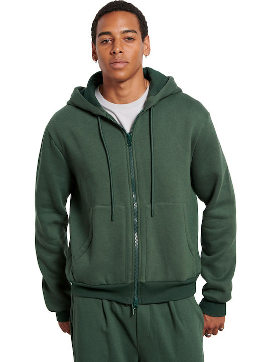 Cardigan With Hood Green