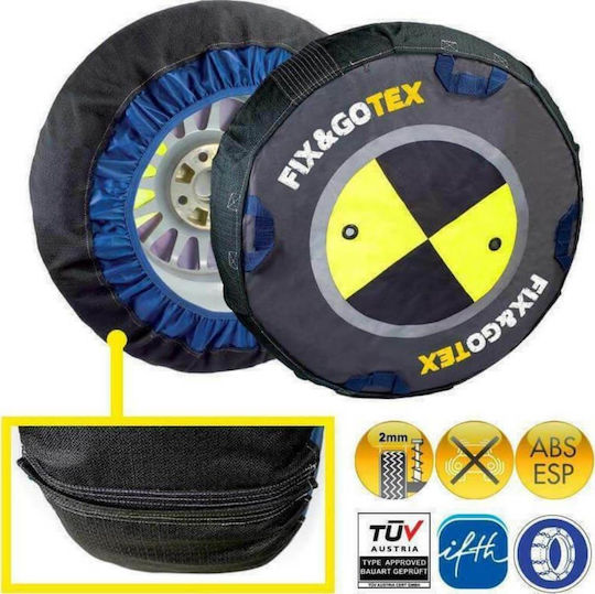 Fix&Go Tex K Αντιολισθητικές Χιονοκουβέρτες Επιβατικού Αυτοκινήτου 2τμχ