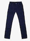 Pantaloni Dama Tesatura Albastru Marin