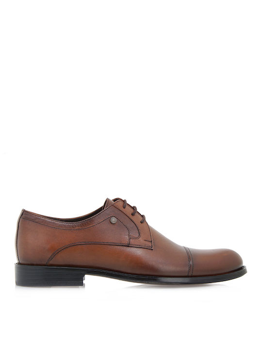 Giovanni Morelli Men's Leather Dress Shoes Tabac Brown