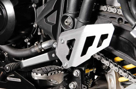 SW-Motech Motorcycle Chain Guard Triumph Tiger Silver