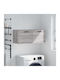 vidaXL Bathroom Cabinet Gray